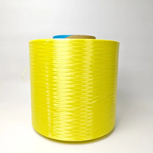 sralon bright yellow aramid filament bobbin