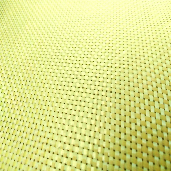 sralon yellow para aramid woven fabric texture
